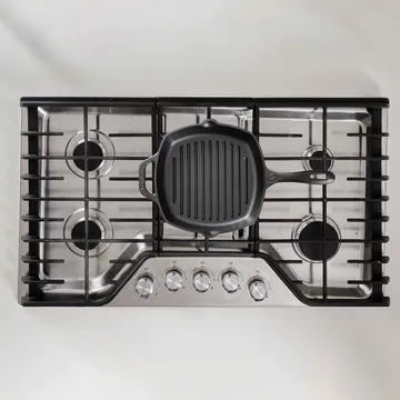 Victoria square grill pan cast iron enameled - 44.1x28.4 cm - Victoria