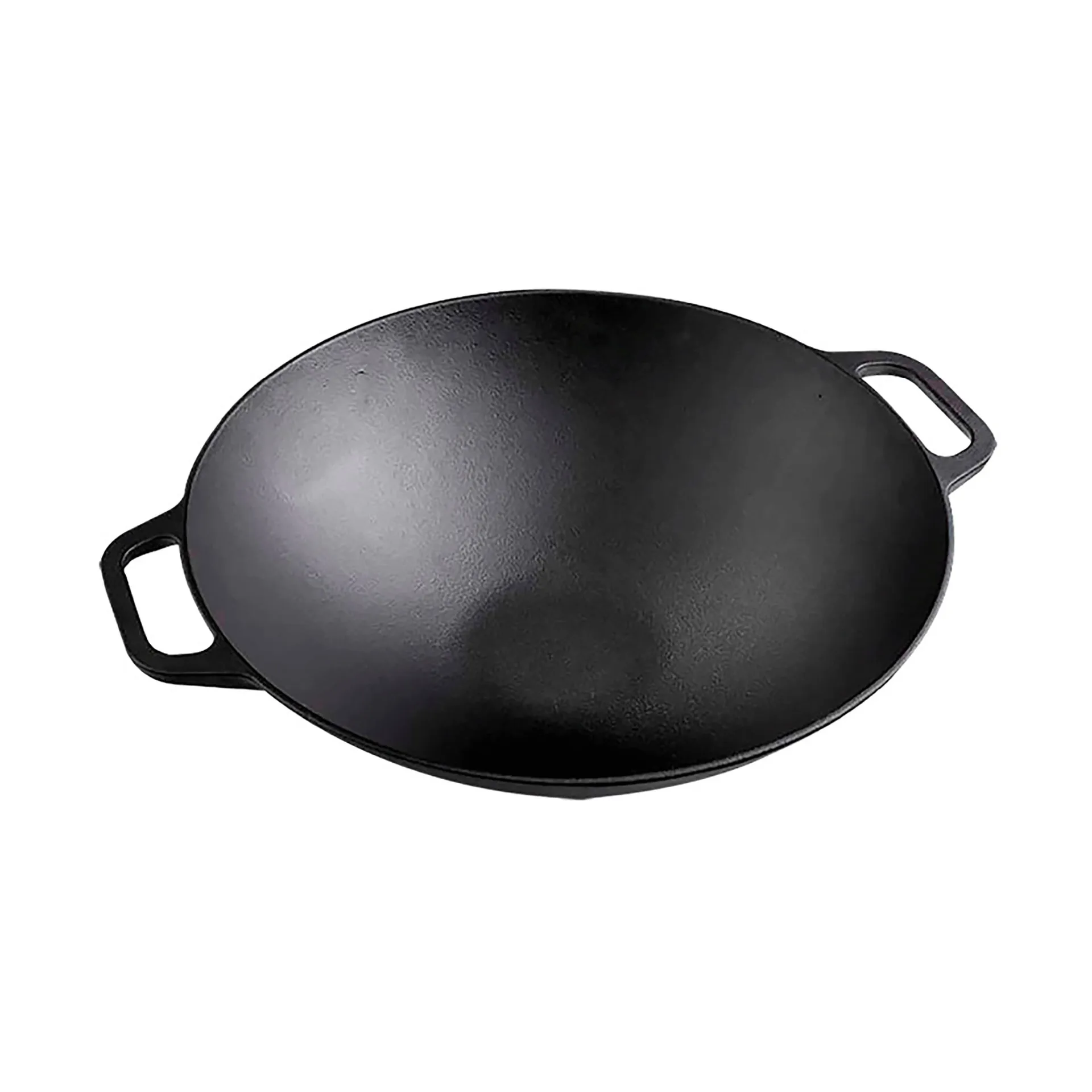 Victoria Victoria wok cast iron enameled Ø35 cm | Scandinavian Design | Woks | Black