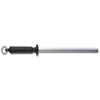 Victorinox Diamond Oval Sharpening Steel medium Fine 26 cm Black