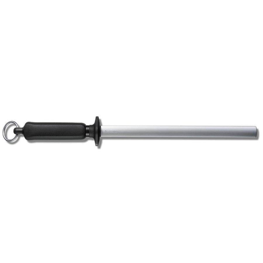 Victorinox Diamond Oval Sharpening Steel medium Fine 26 cm Black