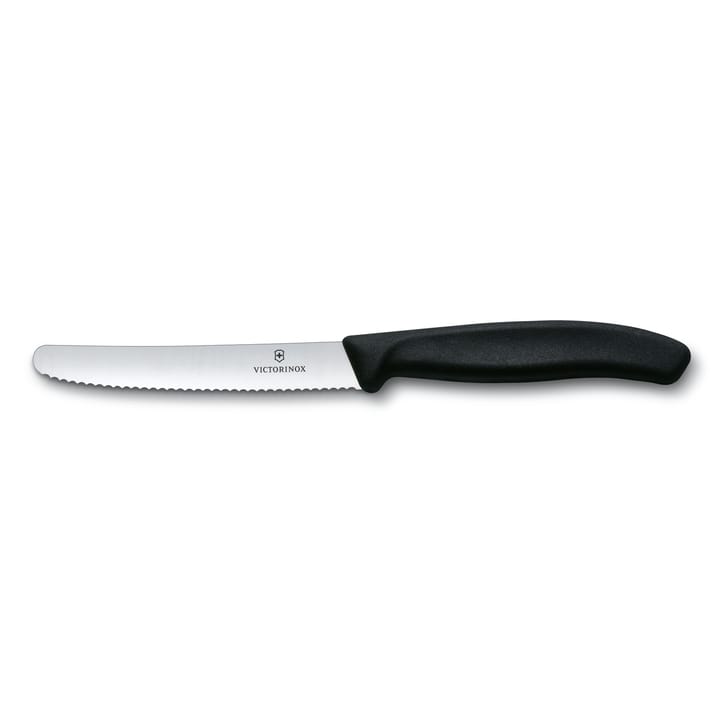 Swiss Classic tomato knife 11 cm - Black - Victorinox