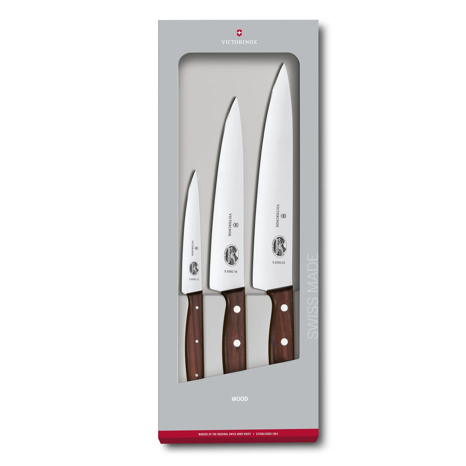 Victorinox knife set 3 pieces, Pine Victorinox