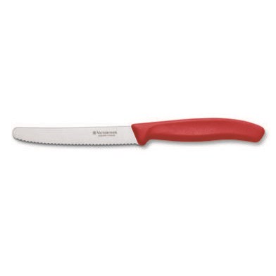 Victorinox serrated tomato knife 11 cm Red | Scandinavian Design | Vegetable knives | Red
