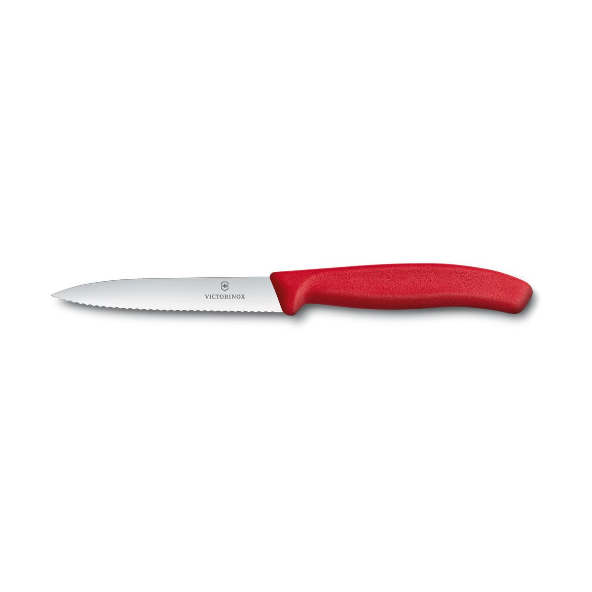 Victorinox vegetable & paring knife serrated 10 cm Red