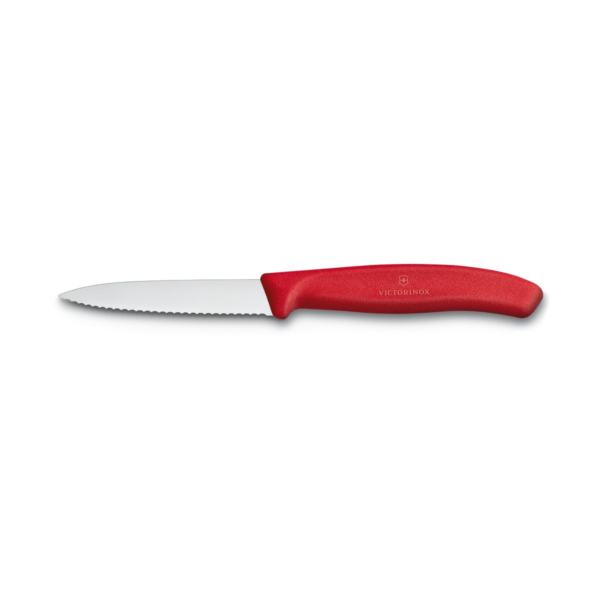 Victorinox vegetable & paring knife serrated 8 cm Red