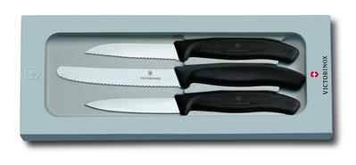 Victorinox Victorinox vegetable & paring knife set 3 pieces Black