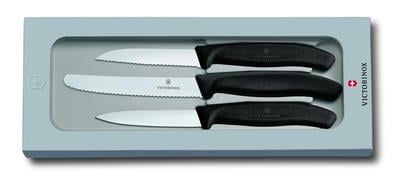 Victorinox Victorinox vegetable & paring knife set 3 pieces Black