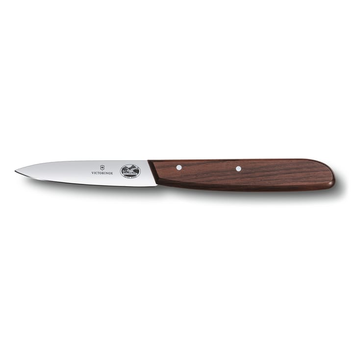 Wood paring knife serrated 8 cm - Stainless steel-maple - Victorinox