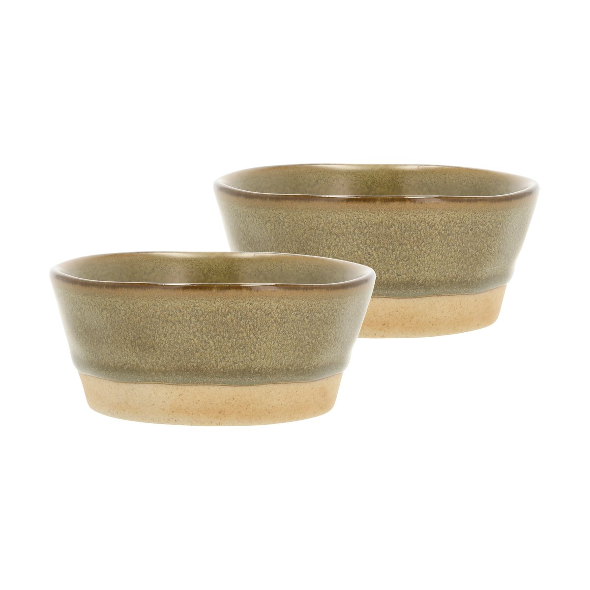 Villa Collection Evig bowl o10 cm 2-pack Brown | Scandinavian Design | Breakfast bowls | Brown