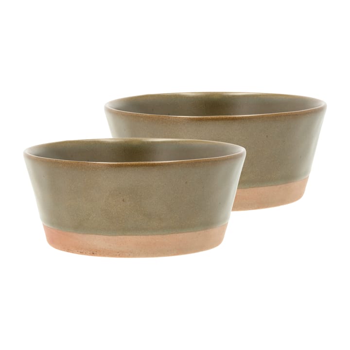 Evig bowl Ø15 cm 2-pack - Brown - Villa Collection