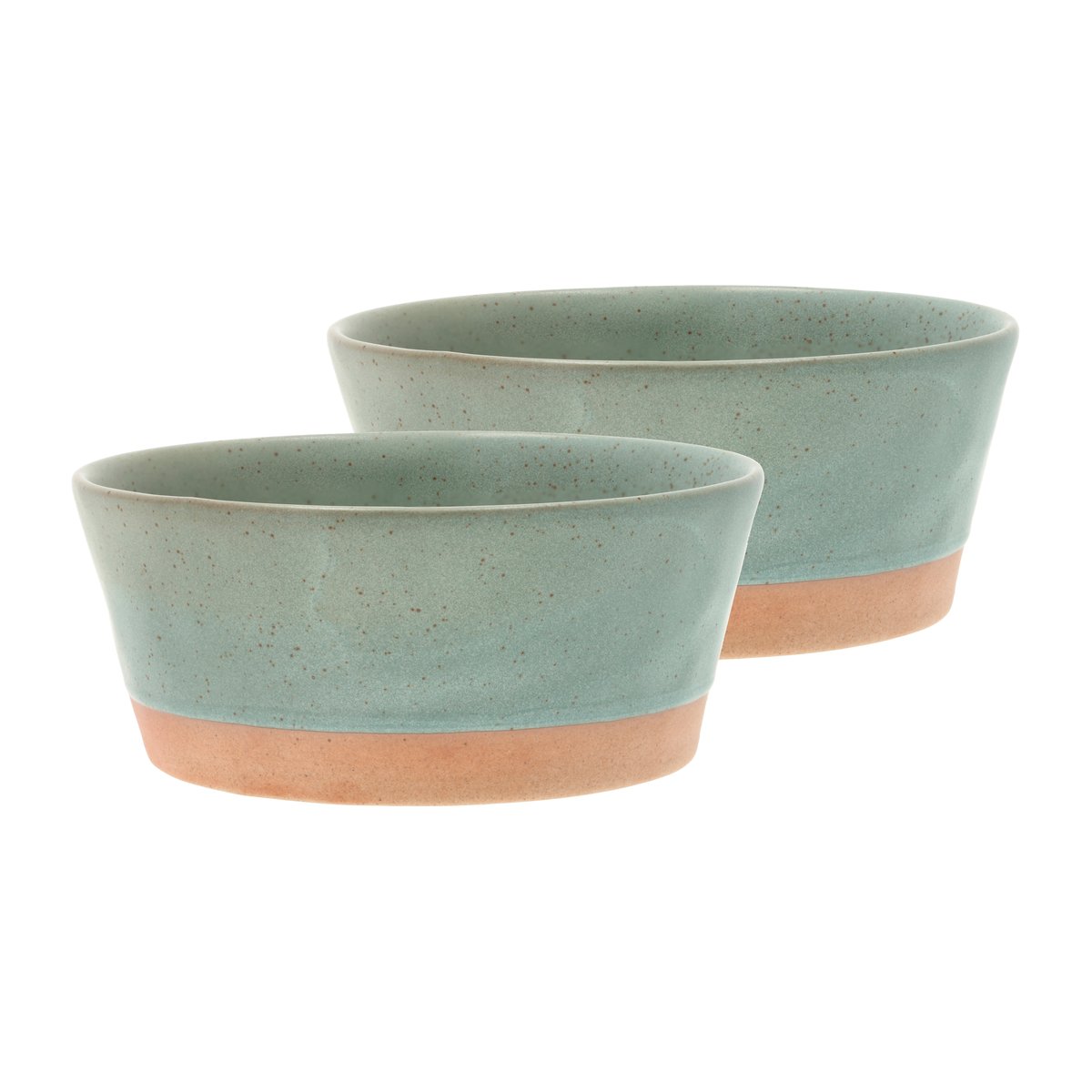 Villa Collection Evig bowl o15 cm 2-pack Green | Scandinavian Design | Breakfast bowls | Green