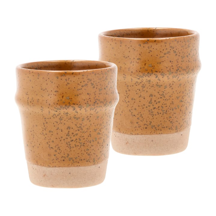 Evig espresso cup 10 cl 2-pack - Amber - Villa Collection