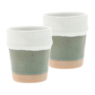 Villa Collection Evig espresso cup 10 cl 2-pack Green-white