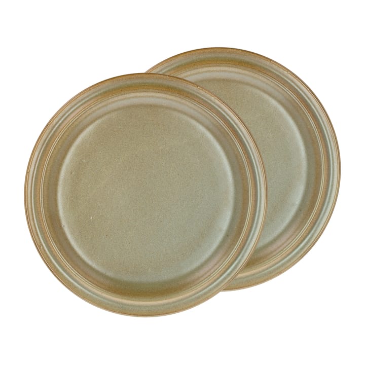 Evig lunch plate Ø20 cm 2-pack - Brown - Villa Collection