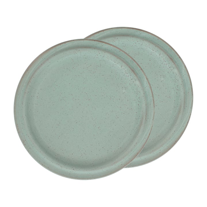 Evig lunch plate Ø20 cm 2-pack - Green - Villa Collection