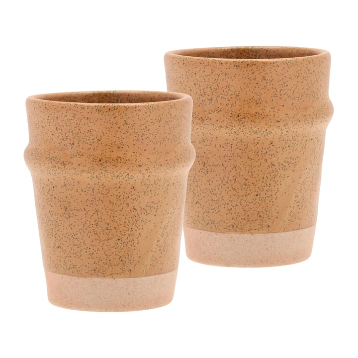 Evig mug 35 cl 2-pack - Amber - Villa Collection