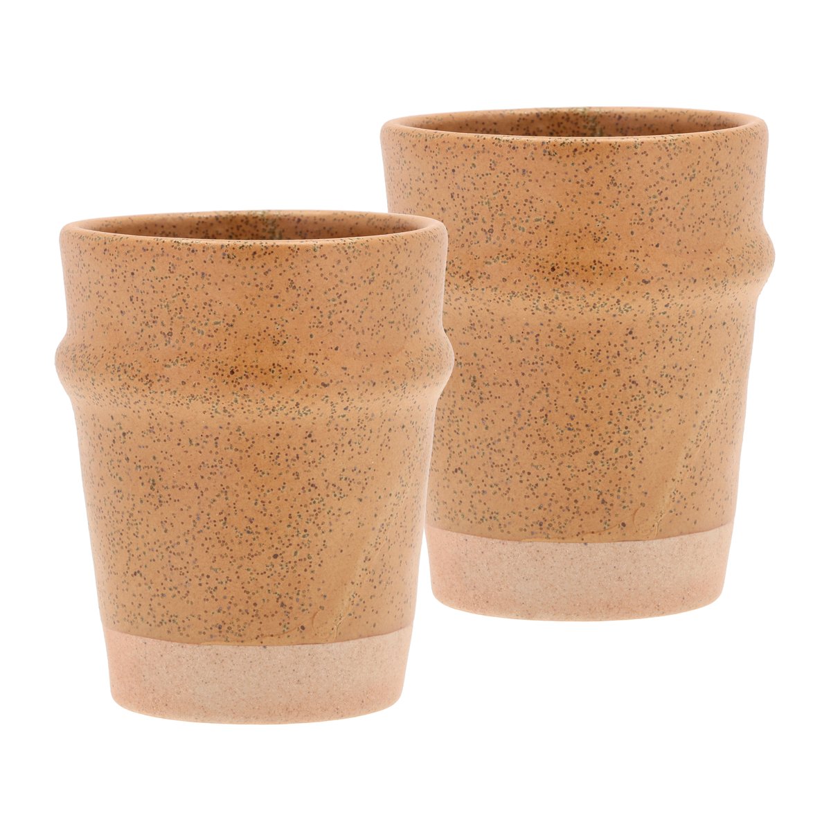 Villa Collection Evig mug 35 cl 2-pack Amber | Scandinavian Design | Coffee cups | Brown