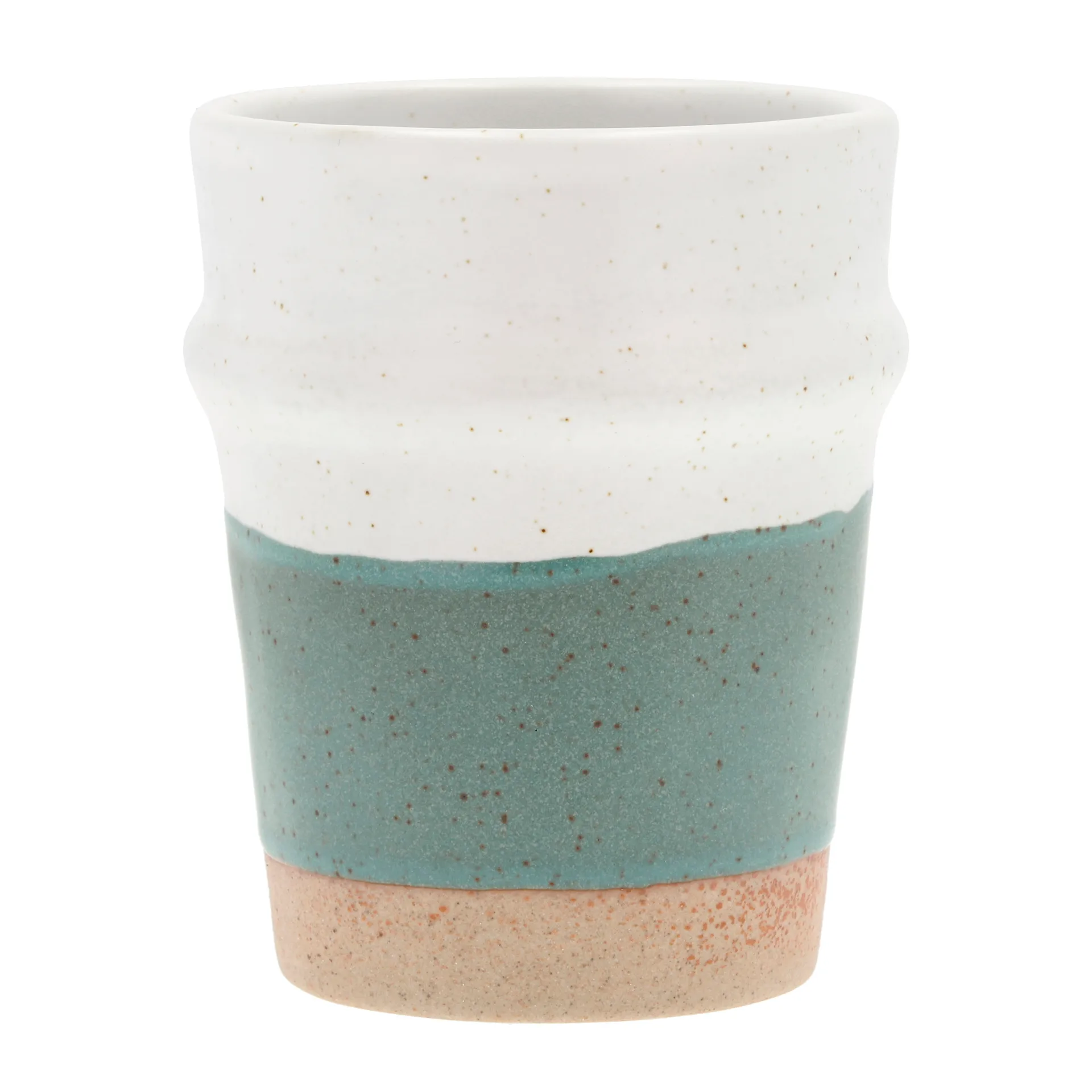Evig mug 35 cl, Green-white-brown Villa Collection