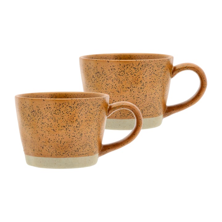 Evig mug with handle 30 cl 2-pack - Amber - Villa Collection