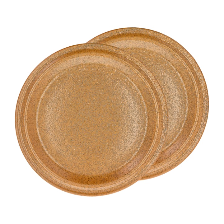 Evig plate Ø26 cm 2-pack - Amber - Villa Collection