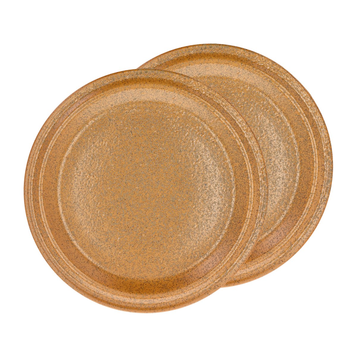 Villa Collection Evig plate o26 cm 2-pack Amber | Scandinavian Design | Dinner plates | Brown