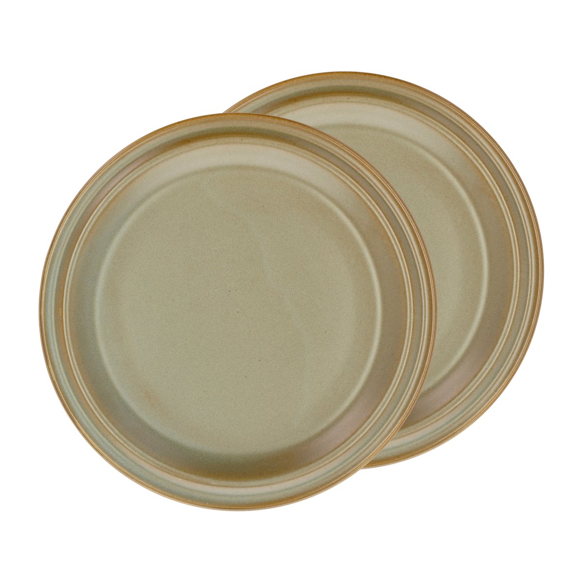 Villa Collection Evig plate o26 cm 2-pack Brown | Scandinavian Design | Dinner plates | Brown