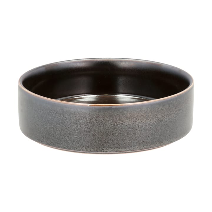 Fjord serving bowl Ø18 cm - Black metallic - Villa Collection