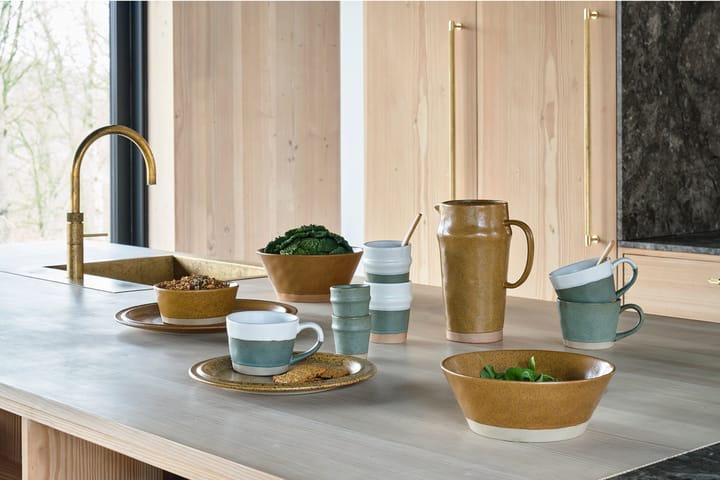 Fjord serving bowl Ø19 cm - Green - Villa Collection