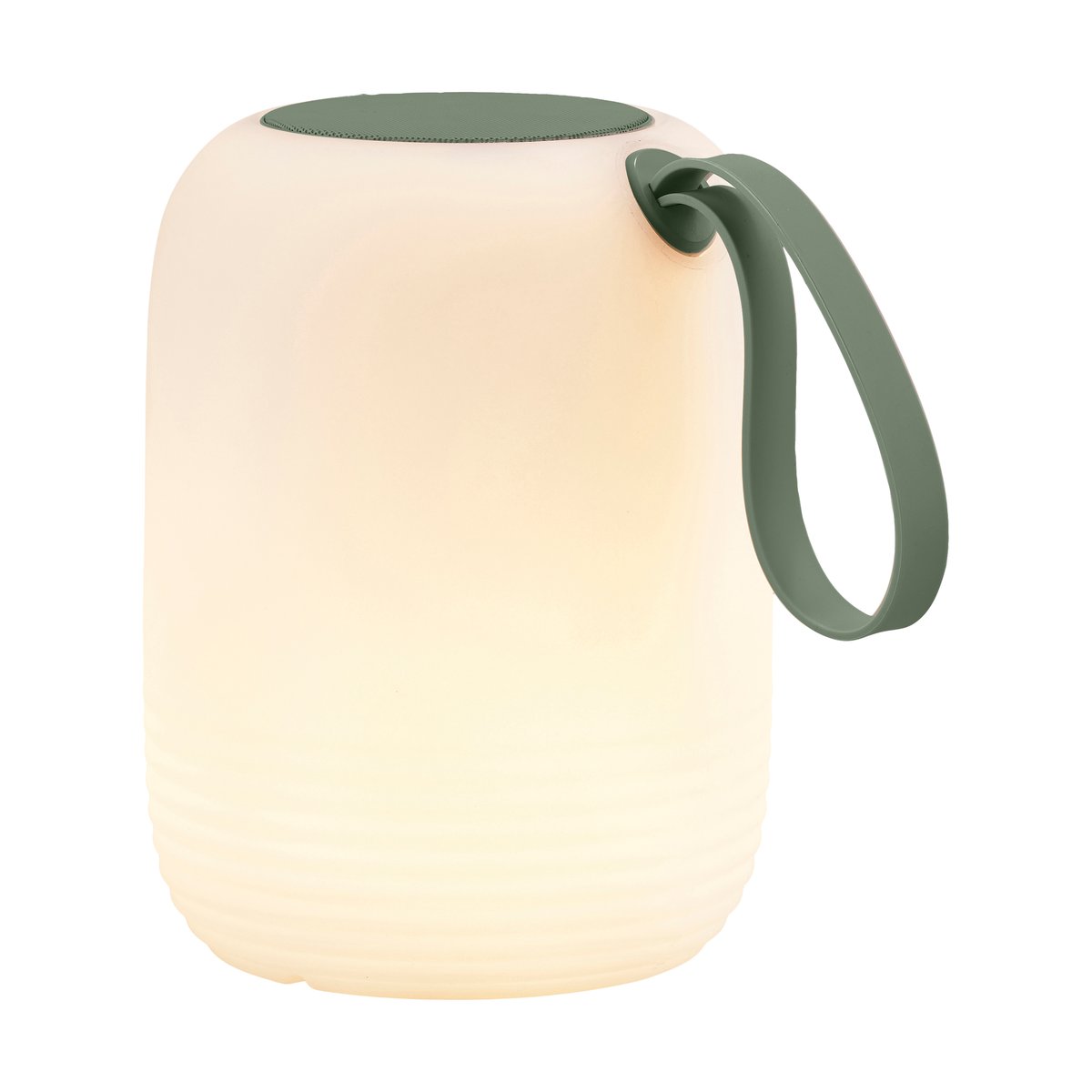 Villa Collection Hav LED lamp with speaker portable o12,5 cm White-green