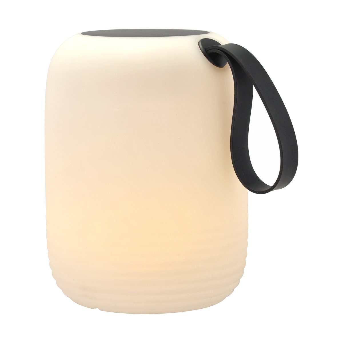 Villa Collection Hav lounge lamp with solar cells o21 cm White-black