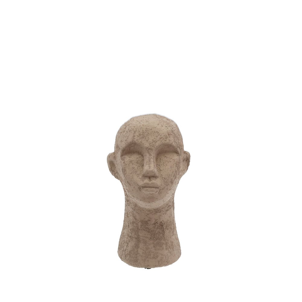 Villa Collection Head decoration grey/brown - small