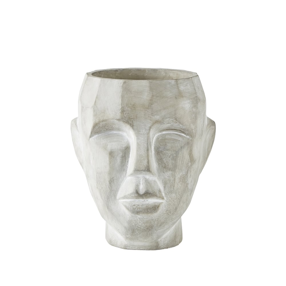 Villa Collection Head flower pot grey | Scandinavian Design | Flower pots | Grey