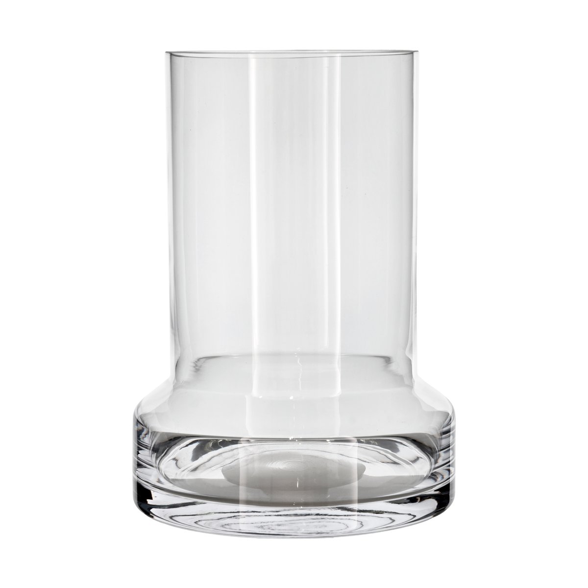 Villa Collection Hvils glass vase o21 cm Clear | Scandinavian Design | Vases | Transparent
