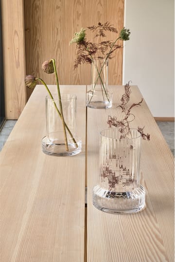Hvils glass vase Ø21 cm - Clear - Villa Collection