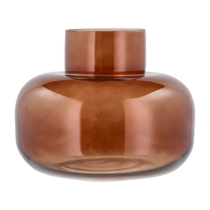 Kehl glass vase Ø24.8 - Brown - Villa Collection