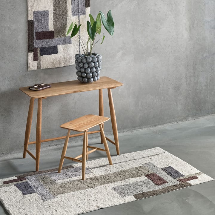 Laerk rug - grey/offwhite - 90x180 cm - Villa Collection