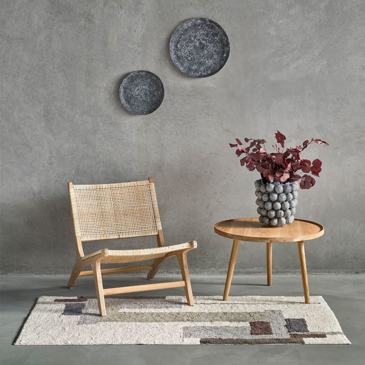 Laerk rug, grey/offwhite - 90x180 cm Villa Collection