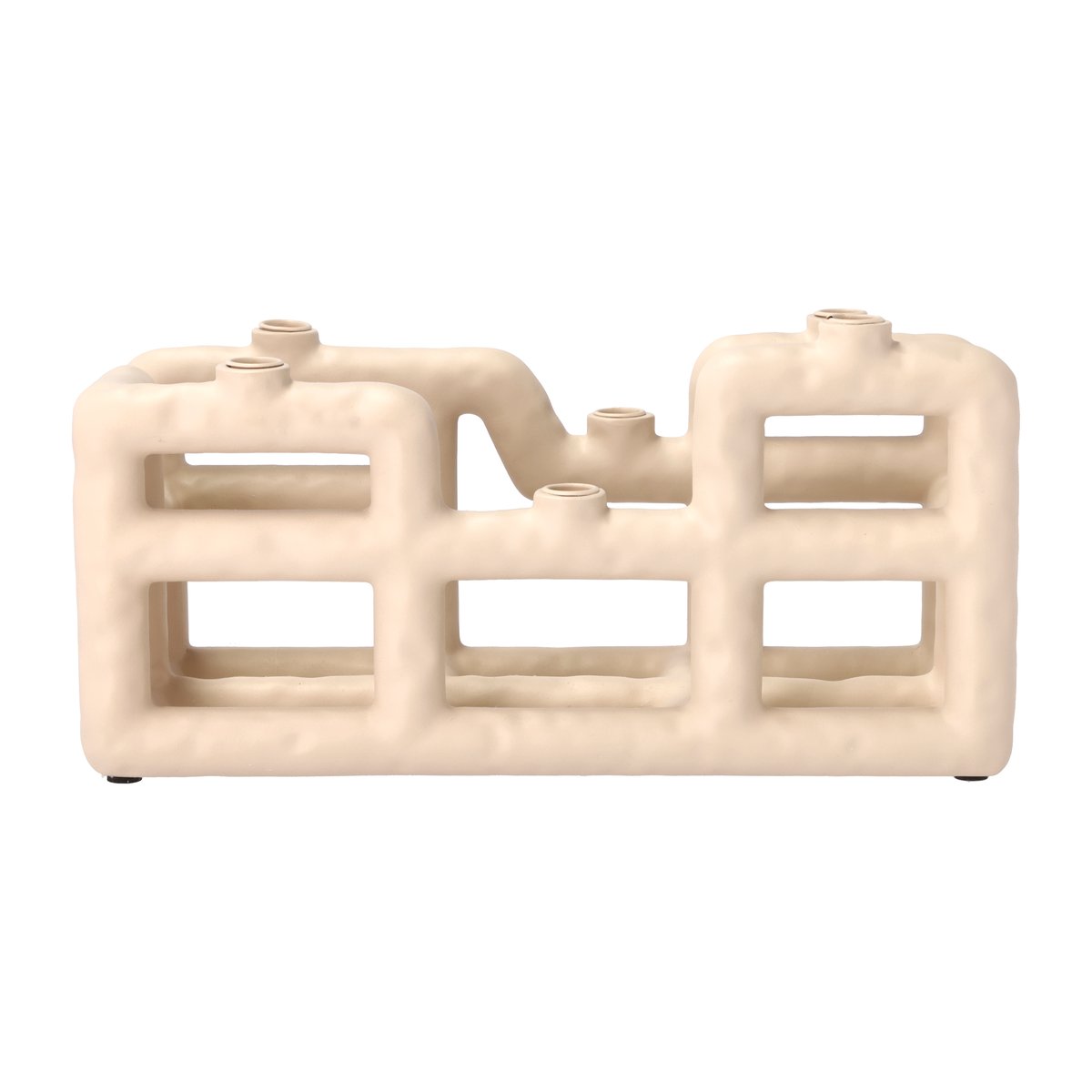 Villa Collection Lyng candlestick 6 candles Sand | Scandinavian Design | Candle holders | Beige