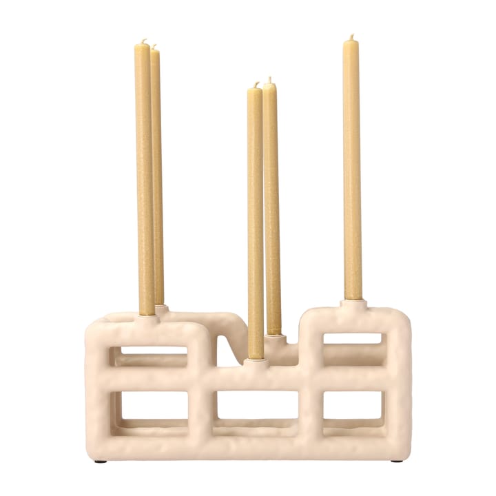 Lyng candlestick 6 candles - Sand - Villa Collection