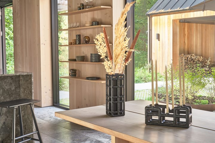 Lyst candlestick 6 candles, Black Villa Collection