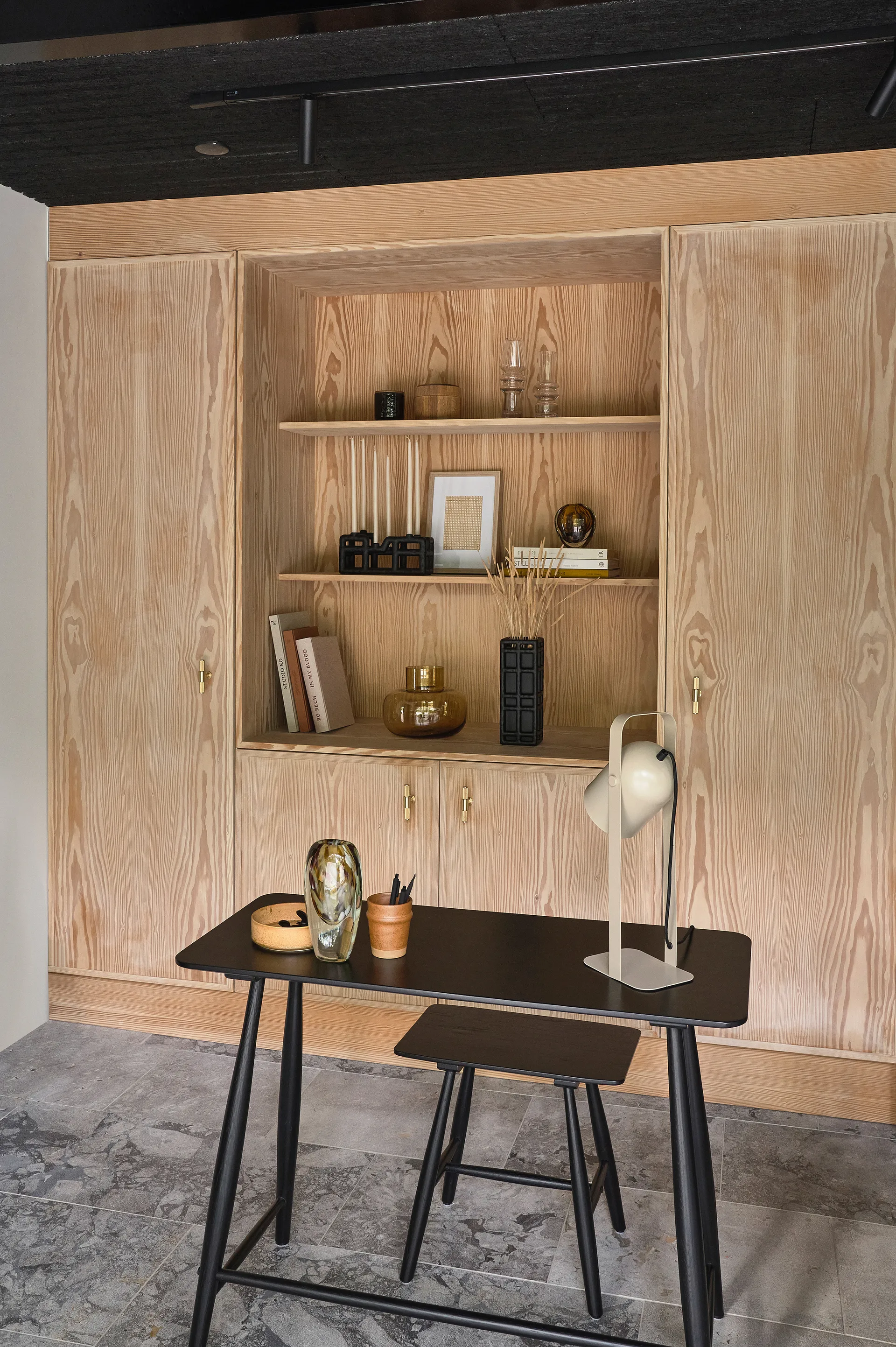 Lyst candlestick 6 candles, Black Villa Collection