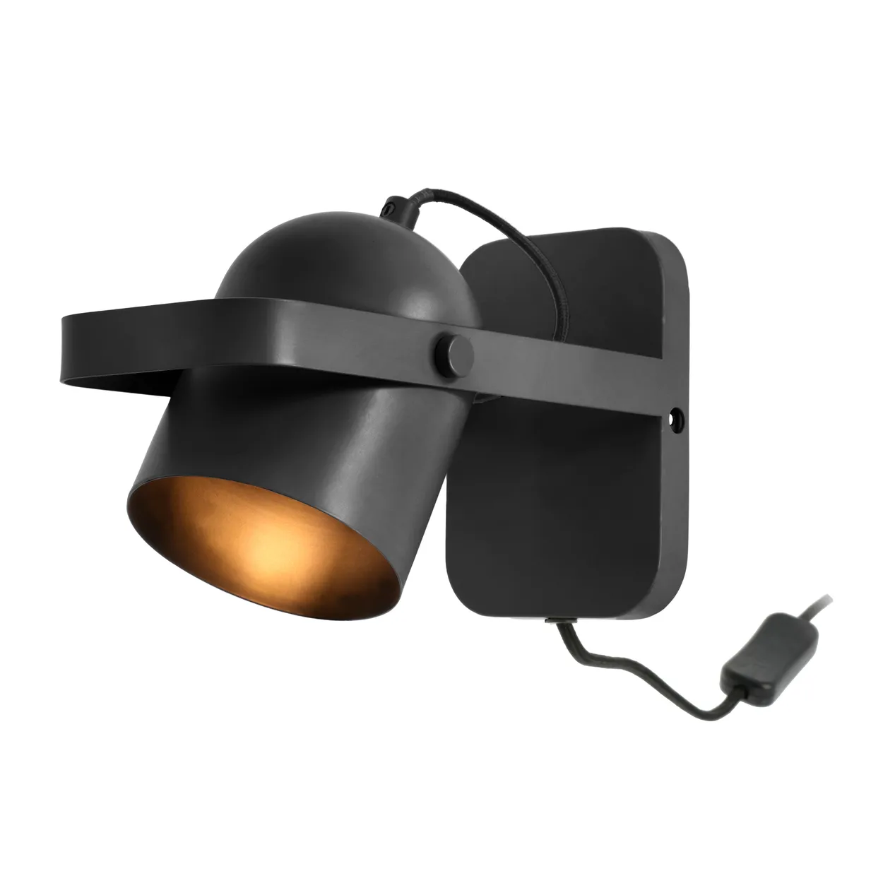 Villa Collection Nesvik wall lamp Black | Scandinavian Design | Wall lights | Black