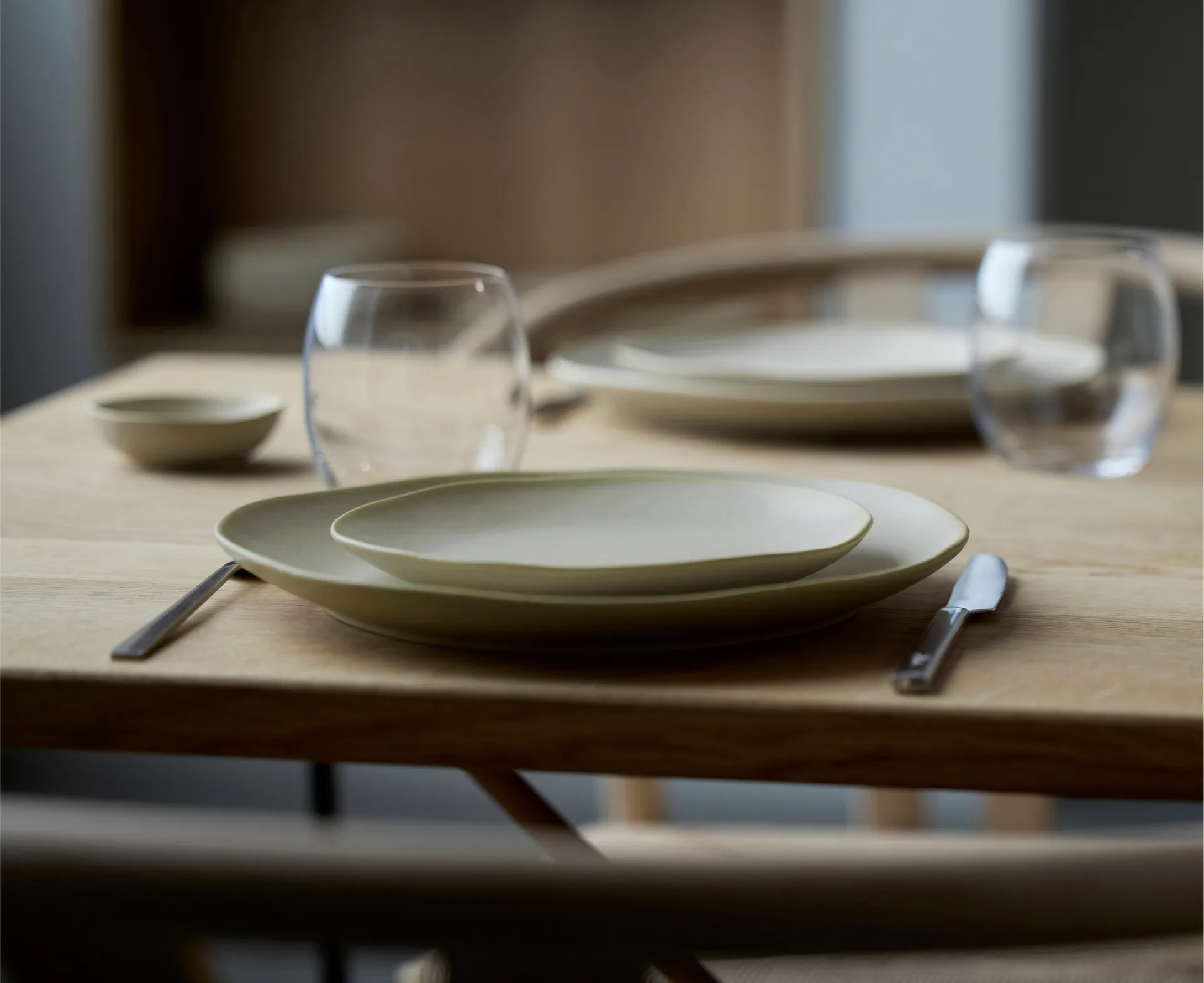 Shoku plate Ø20 cm, Warm Brown Villa Collection