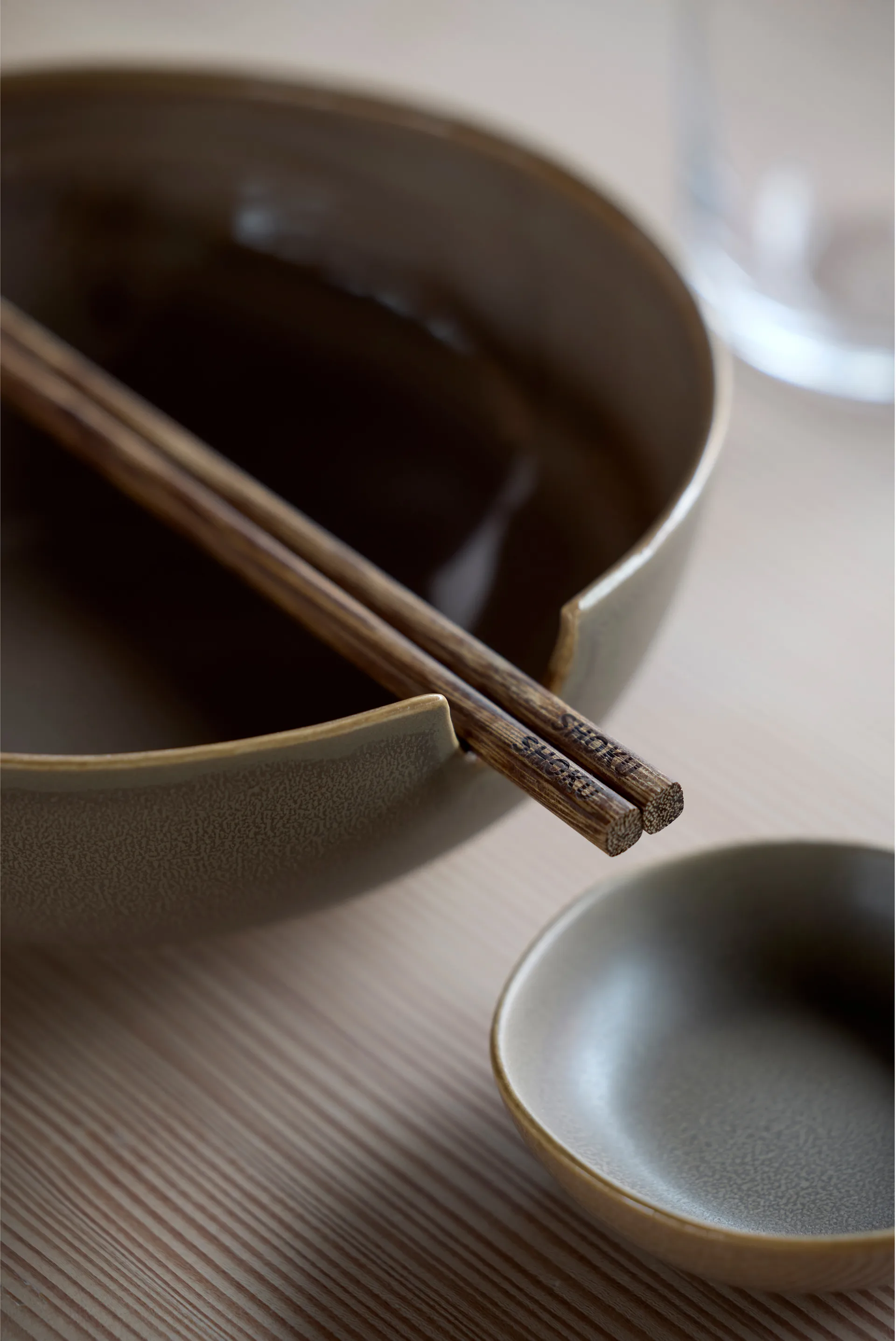 Shoku ramen bowl Ø18.5 cm, Warm Brown Villa Collection