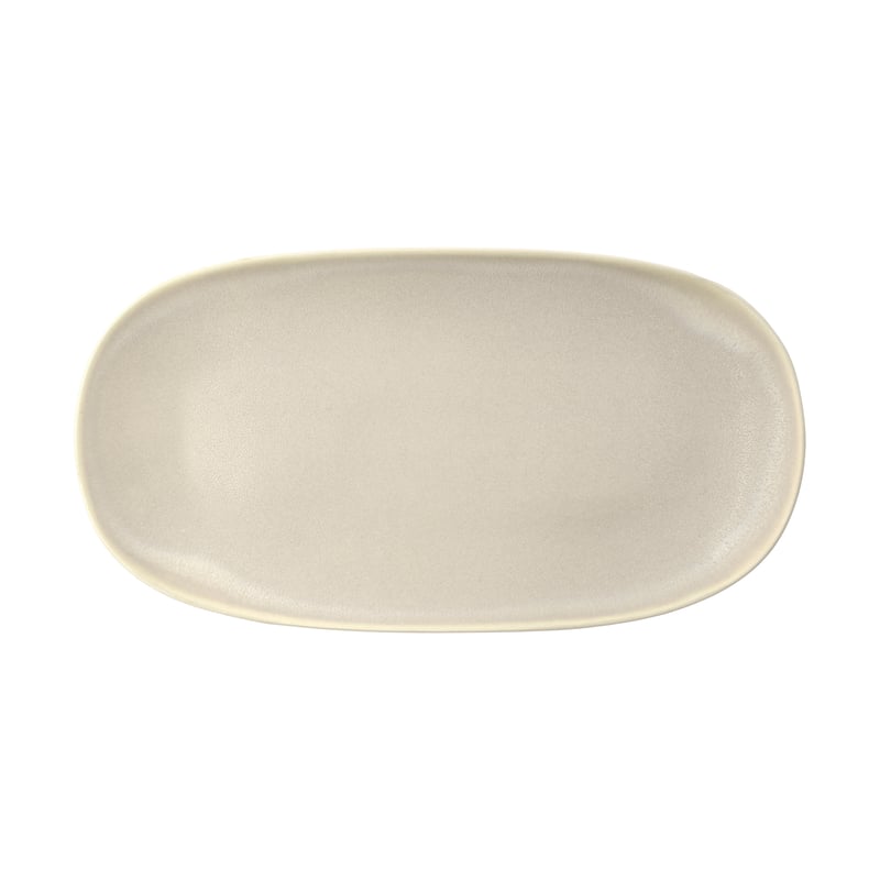 Villa Collection Shoku serving plate 18x34 cm Beige
