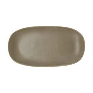 Villa Collection Shoku serving plate 18x34 cm Warm Brown