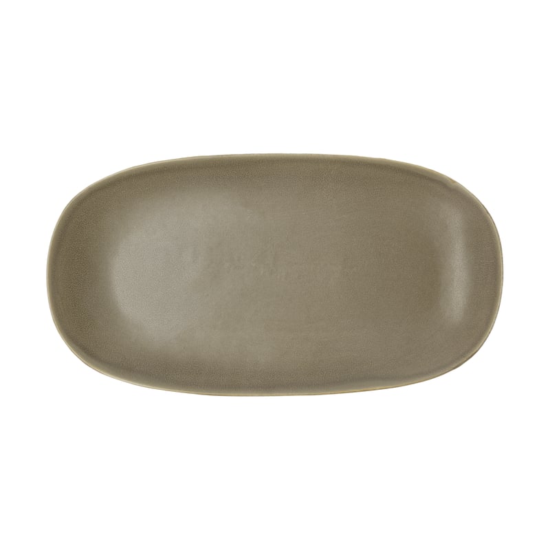 Villa Collection Shoku serving plate 18x34 cm Warm Brown