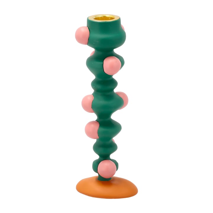 Styles candle sticks bobbles 18 cm - Green-pink - Villa Collection