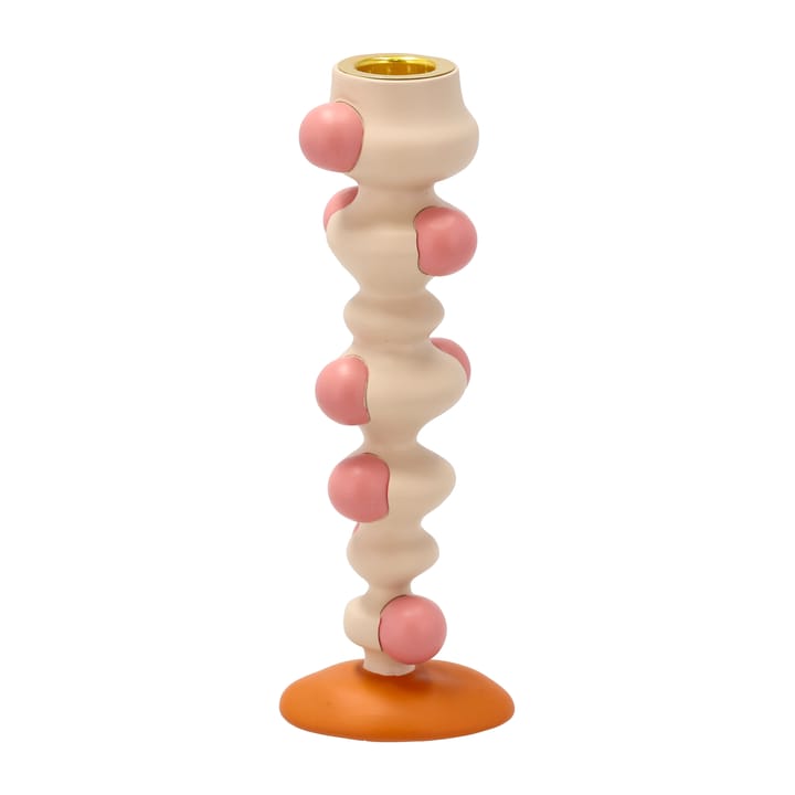 Styles candle sticks bobbles 18 cm - Offwhite-pink - Villa Collection