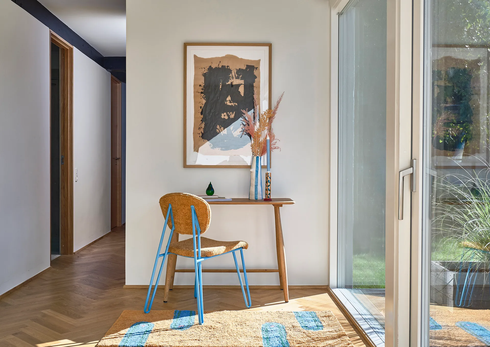 Styles candle sticks spots 21 cm, Blue-orange Villa Collection